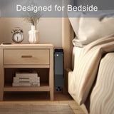 VERPROOF Biometric Gun Safe for Handgun Drop Down Pistol Safe, Smart Pistol Safe with Fingerprint, PIN Code, Key Access for Nightstand, Desk, Bedside, Low-Vis Mode, Type-C Power VERPROOF