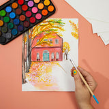 Bright Creations 100 Sheets Cold Press Watercolor Paper for Artists and Beginners - 8.5 x 11 in Pack, Paint Paper for Watercolor Bright Creations