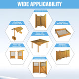 Suemisi Louver Bracket Kit, Louver Haedware Set, Sunblind System and Fence Louver System for Garden, Shutters and Blinds,Complete Kit for 11 Boards Black (1) Suemisi