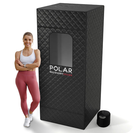 Polar Recovery Sauna/Poartable Steam Sauna for Recovery/Sauna Tent, Black Polar Recovery