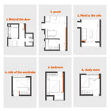 Morimoe Wall-Mounted Wooden Kids Bookshelf with Hooks - Space-Saving Organiser for Toys and Books morimoe