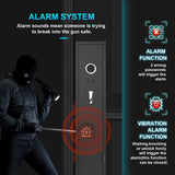 EMAXEE 4-5 Rifle Gun Safe, Gun Cabinet for Home Rifle and Pistols with Upgraded Digital Keypad and LED Light, Quick Access Gun Safes & Cabinets with Removable Shelf and Rifle Racks EMAXEE