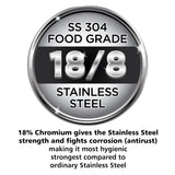 Hawkins 3 Litre Contura Pressure Cooker, Stainless Steel Inner Lid Cooker, Handi Cooker, Induction Cooker, Silver (SSC30) HAWKINS