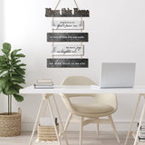 Xuhal Bless This Home Wall Decor Religious House Warming Gift Farmhouse Wooden God Sign Wood Rustic Blessing Plaque for Bedroom Living Room Kitchen Wall Art(Gray White) Xuhal