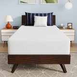 PayLessHere 10 Inch Bamboo Charcoal Gel Memory Foam Mattress CertiPUR-US Certified Removable Soft Cover Twin mattresses for Bed Frame, Bunk Bed, Trundle, Daybed,White PayLessHere