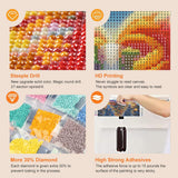 Reluohuo Diamond Painting Waterfall Kits for Beginner, 5D Love Full Drill Diamond Art Kits for Adults, DIY Diamond Art Kits for Home Wall Decor, 12x12 Inch Reluohuo