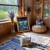 VividMeng Moth Diamond Art Kits for Adults,Mushroom Diamond Painting Kit for Adults,DIY Full Drill Diamond Painting Moth Gem Art and Crafts 12x16inch VividMeng