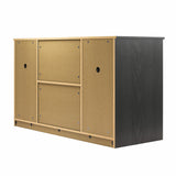 Ollie & Hutch Dory 55 Gallon Aquarium or Terrarium Tank Stand, Black Oak Ollie & Hutch