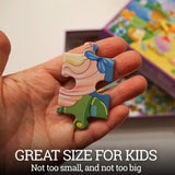 HomeWorthy (72 Pieces) Kids Jigsaw Puzzles - Durable Toddler Puzzles for Kids Ages 4-8 - Princess and Unicorn Design with Thick Puzzle Pieces and Sturdy Box HomeWorthy