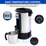 TCFUNDY Candle Making Wax Melting Pot 8.45Qts/17Lbs, Electric Non-Stick Candle Wax Melter Pot 8L, DIY Candle Making Kit for Adults, Soy Wax and Beeswax Candle Maker TCFUNDY