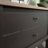 Sauder Cottage Road Lateral File, L: 32.44" x W: 21.81" x H: 29.76", Raven Oak Finish Sauder