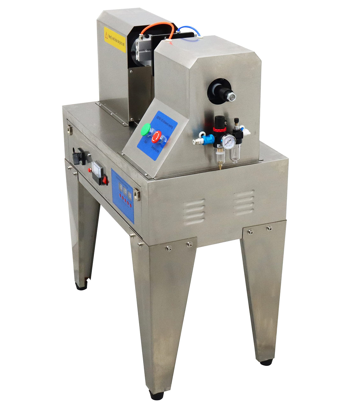 TECHTONGDA Ultrasonic Soft Plastic Hose Sealer Tube Sealing Machine Welder with Cutter Date Coder for Toothpaste Cosmetic Aluminum Plastic Pipe TECHTONGDA