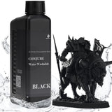 Chitu Systems Water Washable Resin 1KG,Faster Post-Processing, 405nm Standard Photopolymer Resin for 8K/10K/12K/LCD/DLP/SLA 3D Printers,Near-Expiry Resin - Limited Stock (Black, 1000g) chitu systems