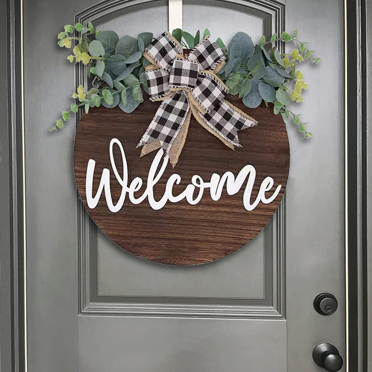 6 Pack 20 Inch Wood Circles for Crafts Unfinished Wood Rounds Natural Round Wooden Discs Blank Round Wood Signs Wooden Cutouts for Door Hangers, Door Design, Signs Making, Wood Burning, Painting AWIZOM