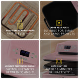 HTVRONT Automatic Heat Press Machine for T Shirts - 15x15 Intelligent Press Machine with Auto Release - Auto-Off & Heats Up Fast, Smart Heat Press for HTV, Sublimation, Heat Transfer Projects HTVRONT