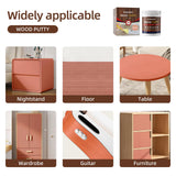 BONCART Wood Filler,Wood Putty,Mahogany Wood Filler,Paintable, Stainable, Sandable. Wood Filler can quickly repair holes, cracks, chips, damage, and Boncart