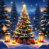 Reluohuo Christmas Tree Diamond Art Kits for Adults, 5D Full Drill Diamond Painting Kits for Beginner, DIY Diamond Painting Kits for Home Wall Decor, 12x12 Inch Reluohuo