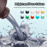 ELEGOO Water Washable 3D Printer Resin 1kg Clear Green, Rapid Precise Printing Resin 405nm Curing Resin for LCD 3D Printer ELEGOO