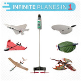 POWERUP 4.0 The Next-Generation Smartphone Controlled Paper Airplane Kit, RC Controlled. Easy to Fly with Autopilot & Gyro Stabilizer. for Hobbyists, Pilots, Tinkerers. POWERUP