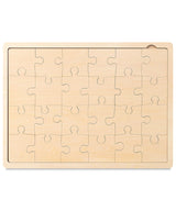 Mr. Pen- Blank Wooden Puzzle, 24 Pieces, 11.8" x 8.8", Wooden Blank Puzzles to Draw on Mr. Pen