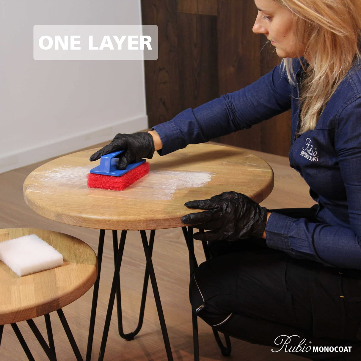 Rubio Monocoat Wood Stain & Finish 65 ft² - Super White | Oil Plus 2C | Quick-Dry, Eco-Friendly Linseed Wood Oil for Indoor Use, Includes Accelerator (Part B) | Protector | 130 ml Rubio Monocoat