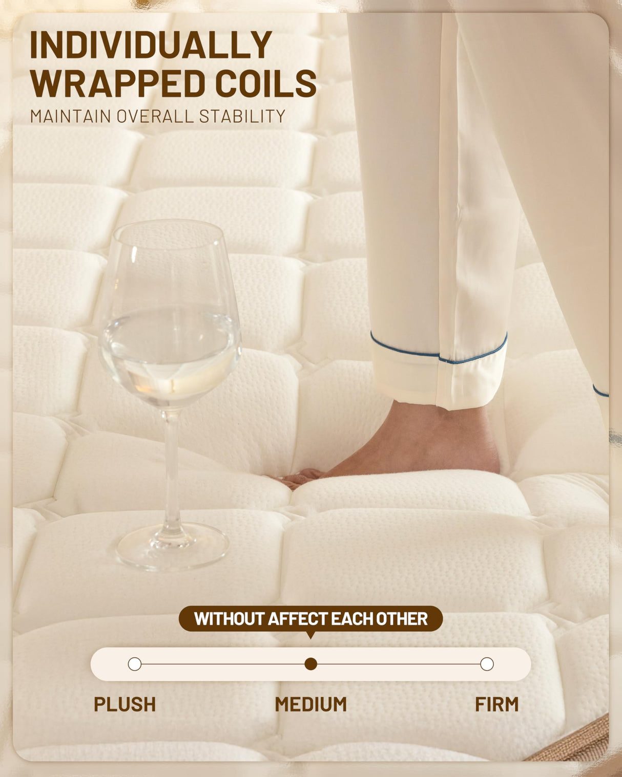 12 Inch Full Mattress, Hybrid Medium Firm Memory Foam Mattress with Innerspring, Reinforced Edge Support, Cooling Gel Pillow Top, Pressure Relief & Motion Isolation, Bed in a Box, Queen/King Size HASNINGA