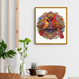 Wooden Puzzles for Adults, Cardinal Puzzles, 200 Pieces Puzzles for Adults, Christmas Puzzle Gifts for Women, Wooden Jigsaw Puzzles (M-11.9 * 11.8in) NABYSHOP