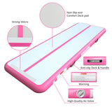 AWSUM Air Gymnastics Mat 10ft/13ft/16ft/20ft/23ft Inflatable Tumble Track mats 4/8 inches Thick tumbling mat with Electric Pump for Home/Gym AWSUM