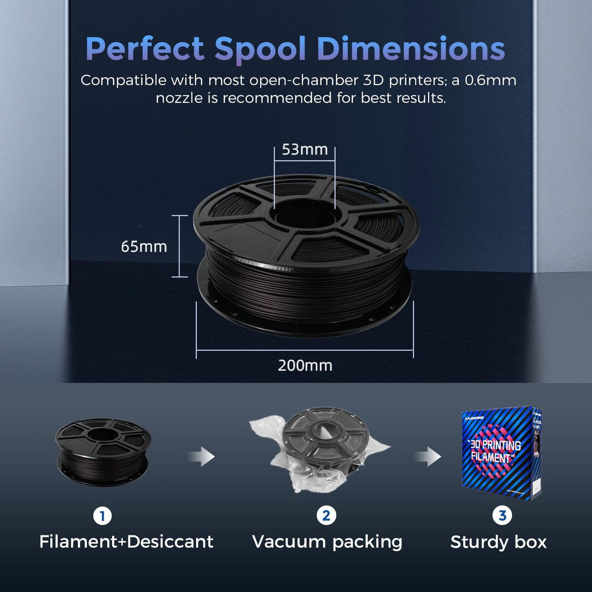 FLASHFORGE Carbon Fiber PETG Filament 1.75mm Marsala, Reinforced 3D Printer Filament 1kg, Lightweight & High-Strength PETG-CF Filament, Strong & Easy to Print FLASHFORGE