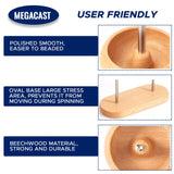 Bead Spinner Making Kit for Jewelry Making, DIY Seed,Clay Beads, Waist Beads, Bracelets with 2 Bowl and 2 Needles MegaCast