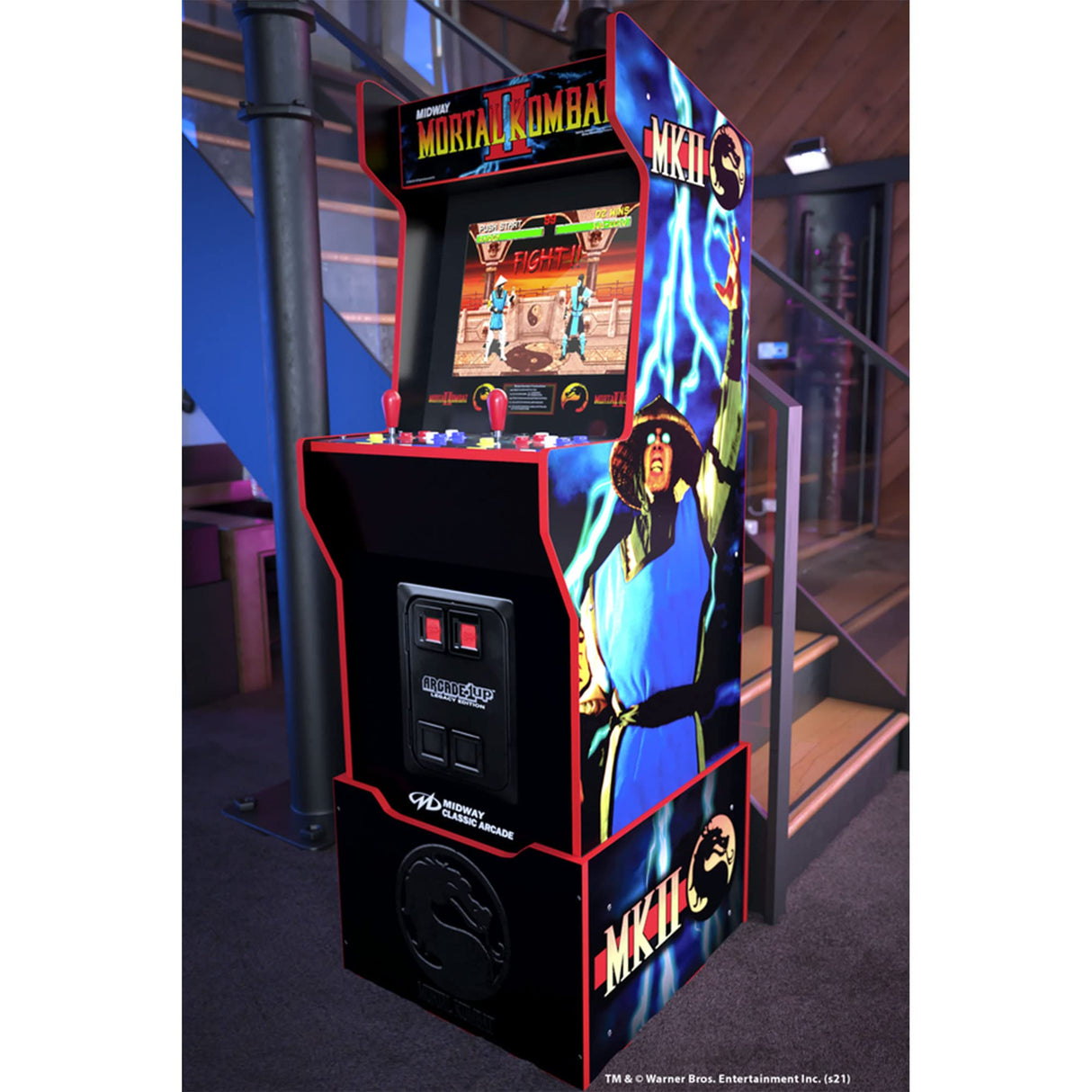 ARCADE1UP Midway Legacy 4 Foot Arcade Machine, Mulitcolor ARCADE1UP