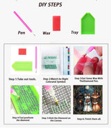 APTDYIGL 5D Three Cats Diamond Painting Kits for Adults Beginner,DIY Cats Diamond Art Kits for Adults,Round Full Drill Diamond Dots with Gem Art Kits,Home Wall Decor 15.7X15.7inch APTDYIGL