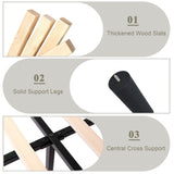 Feonase King Size Bed Frame with Luxury Wingback and Fast Charging Station,Upholstered King Button Tufted Storage Headboard Platform Beds, Wooden Slats Support, Noise-Free, Easy Assembly,Matte Black Feonase