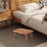 JUJIAFU Wooden Step Stool Anti-Slip Step Stools for Adults Heavy Duty Stepping Stool Kitchen Step Stool for Adults One Step Stool for Office, Bedroom, Garden, Bathroom (6.3" High) JUJIAFU