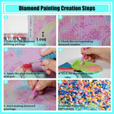 Diamond Painting Snow Tree Fog Rural Country Barn Winter Kit for Adults Full Drill Diamond Art Painting by Number Kits Gem Art Wall Home Decor(15.8 x11.8inch) Generic