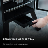 Masterbuilt® 30-inch Electric Vertical BBQ Smoker with Analog Temperature Control, Chrome Smoking Racks and 535 Cooking Square Inches in Black, Model MB20070210 Masterbuilt