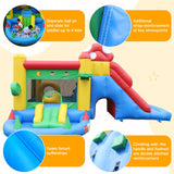 18FT Commercial Bounce House for Kids 5-12 Large,100% PVC Inflatable Bounce House for Adults, Double Slides, Ball Pit, Kids Large Bounce House, Outdoor Indoor Big Adult Bounce House w/Blower 18x15x9FT Relunch