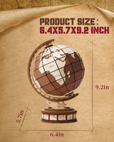 ROBOTIME 3D Wooden Puzzle for Adults Global Wonders DIY Model Kit to Build Wooden Craft Kits for Teens Educational Brain Teaser Assembly Toy Unique Gift ROBOTIME