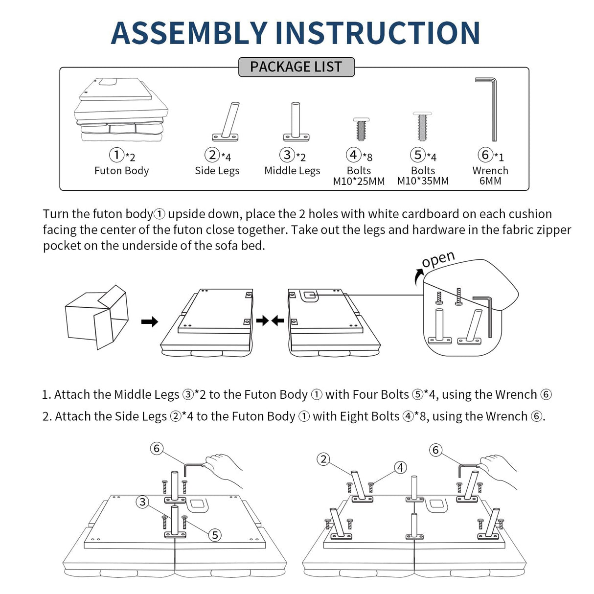 MUUEGM Futon Sofa Bed Couch Memory Foam Futon Convertible Couch Bed Sleeper,Modern Love Seat Daybed Sofa for Living Room,Small Space,Office,71",Adjustable Backrests Armrests,Grey MUUEGM
