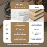 OTDMEL 37" W Makeup Vanity Desk,Vanity Desk with LED Lighted Mirror & Power Outlet,Makeup Table with 4 Drawers,3 Color Modes & Adjustable Brightness Dressing Table for Bedroom, White OTDMEL