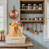 Wilson Wood Unfinished Pallet Serving Pine Crate for Storage and Decoration at Home, Office, Kitchen, Bedroom, and Retail (12.5"x4.75"x17.875") (Set of 2) Wilson