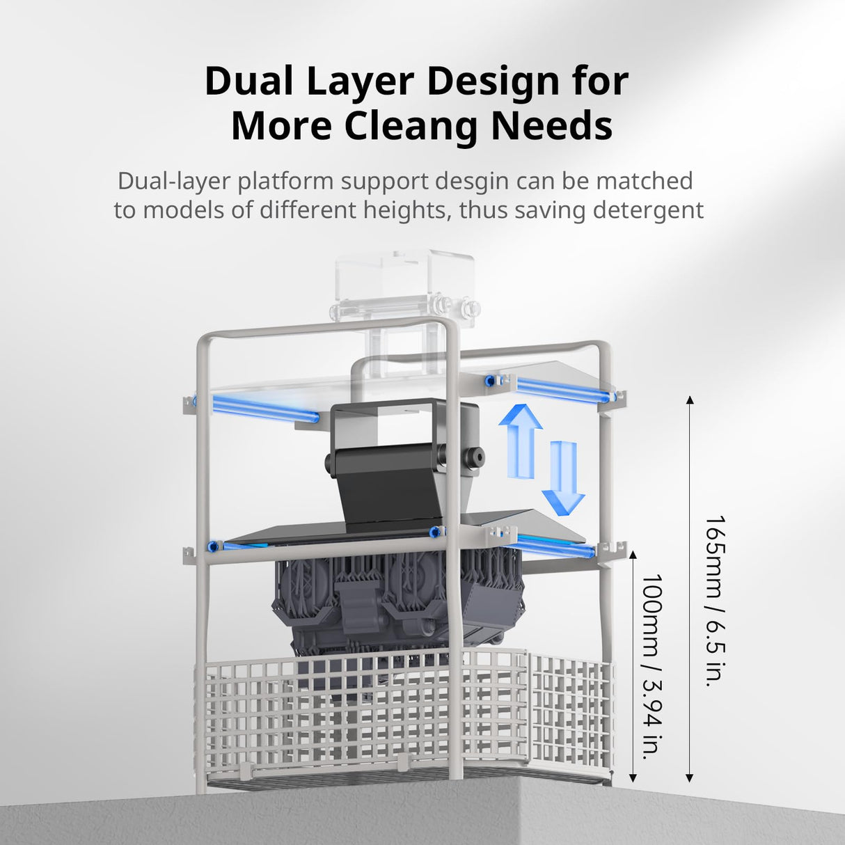 ANYCUBIC Wash and Cure Station 3.0, Resin 3D Printer Post-Process for Most LCD/SLA/MSLA/DLP Resin Printer, Detergent Saving&Dual Cleaning and Curing Models ANYCUBIC