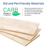 Cozy Castle 5 in 1 Pikler Triangle Set, Foldable Climbing Toys Indoor Playground, with Arch Climber, Rocker, Jungle Gym, Oak Cozy Castle