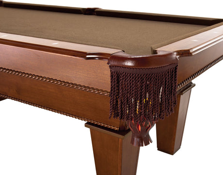 Fat Cat Frisco 7.5' Pool Table with Classic Style Billiard Pockets and Contemporary Straight Legs, Oak Finish with Bronze Colored Cloth Playing Surface Fat Cat by GLD PRODUCTS