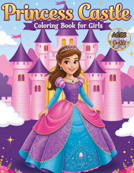 Princess Castle Coloring Book for Girls Ages 8-12: Magical Castle Adventures and Princess Coloring Fun: Perfect for Girls Ages 8-12 to Explore ... Imagination with Castles, and Royal Dreams. Majosta