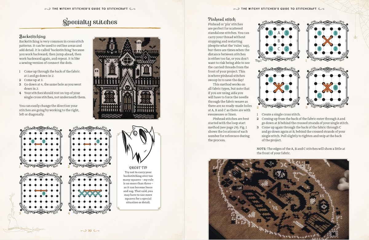 Witchy Stitching: 25 Patterns to Haunt Your Home WoodArtSupply