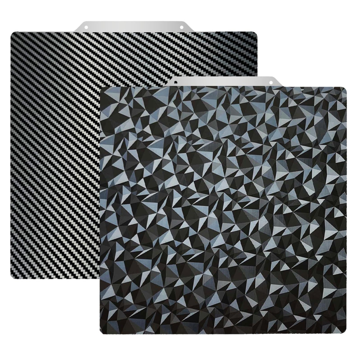 JUUPINE PEO PET Build Plate for Adventurer 5M/5M pro/Ender 3/3 Pro/Ender 3 S1/Ender 3 V2 Neo/Ender 3 Neo 3D printer,Diamond PEO+Carbon Fiber PET Spring Steel Sheet Plate 235x235mm 3D Printer Platform. Wefuit