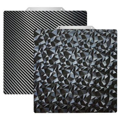 JUUPINE PEO PET Build Plate for Adventurer 5M/5M pro/Ender 3/3 Pro/Ender 3 S1/Ender 3 V2 Neo/Ender 3 Neo 3D printer,Diamond PEO+Carbon Fiber PET Spring Steel Sheet Plate 235x235mm 3D Printer Platform.