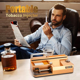 Electric Cigarette Rolling Machine, Automatic Cones Loader, Mini Portable Pre Rolled Cones Filling Maker, Automatic Roller, 317A Gold ASKJHKD