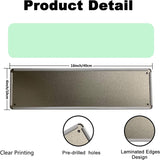 FARMHOUSE-ish Rustic Farmhouse Style Sign - "All the Charm without the Farm" 16x4 Inch Metal Wall Decor for Home, Kitchen, Living Room cohuodec